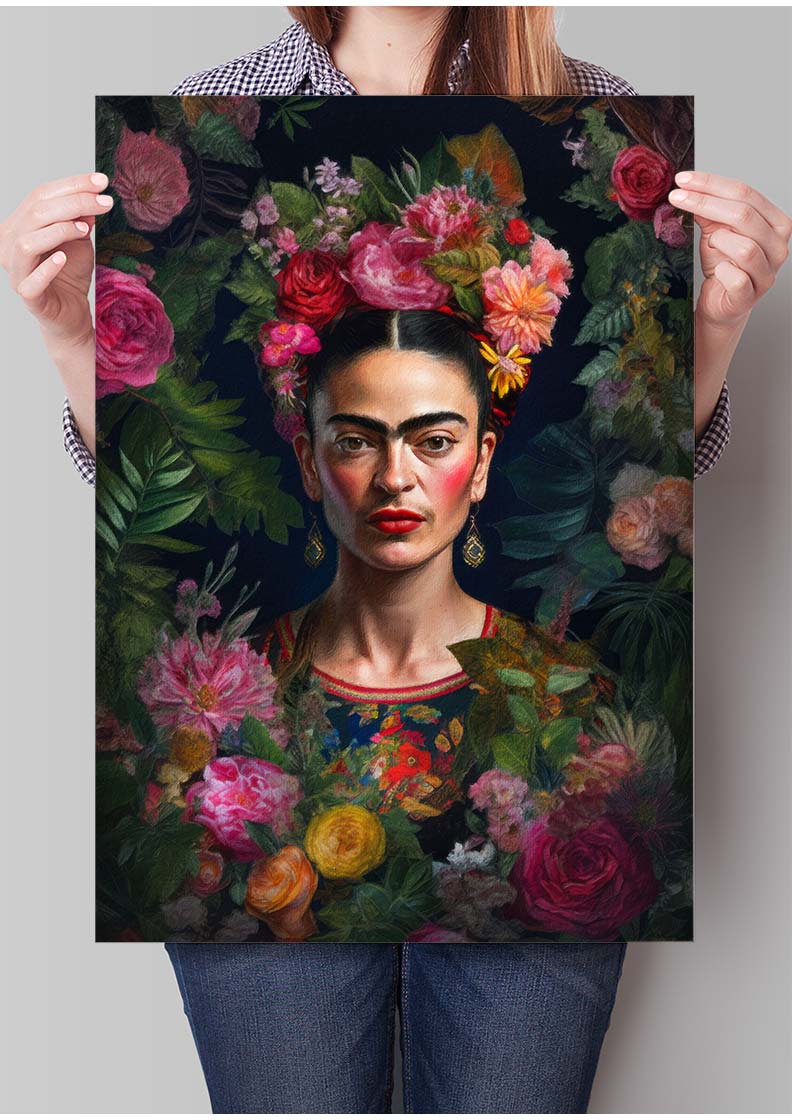 Frida Kahlo Roses Print