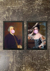 2 Prints & Frames - Bubblegum Gent & Lady