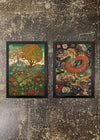 2 Prints & Frames - FOLK ART PRINTS