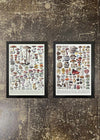 2 Prints & Frames - MUSHROOM CHARTS