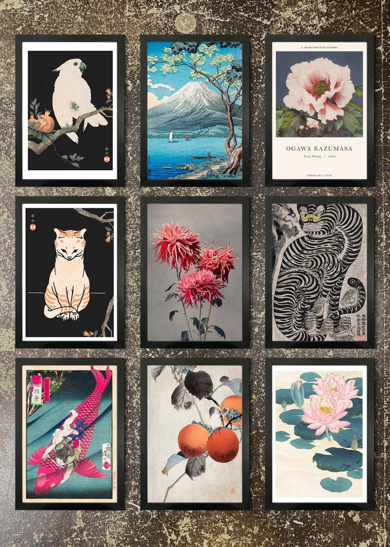 9 Prints & Frames - Japanese Prints