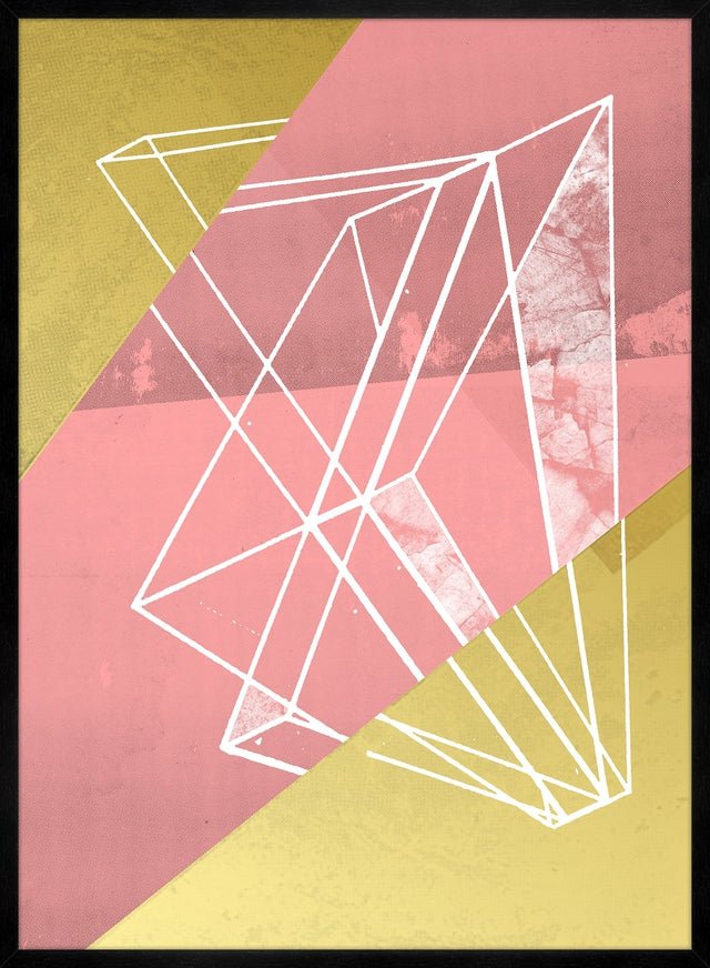 Abstract Angles 1 - Pink