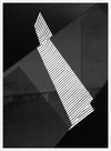 Abstract Angles 2 - Black and White Print