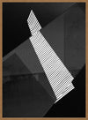 Abstract Angles 2 - Black and White Print