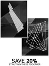 Abstract Angles BW Print Bundle