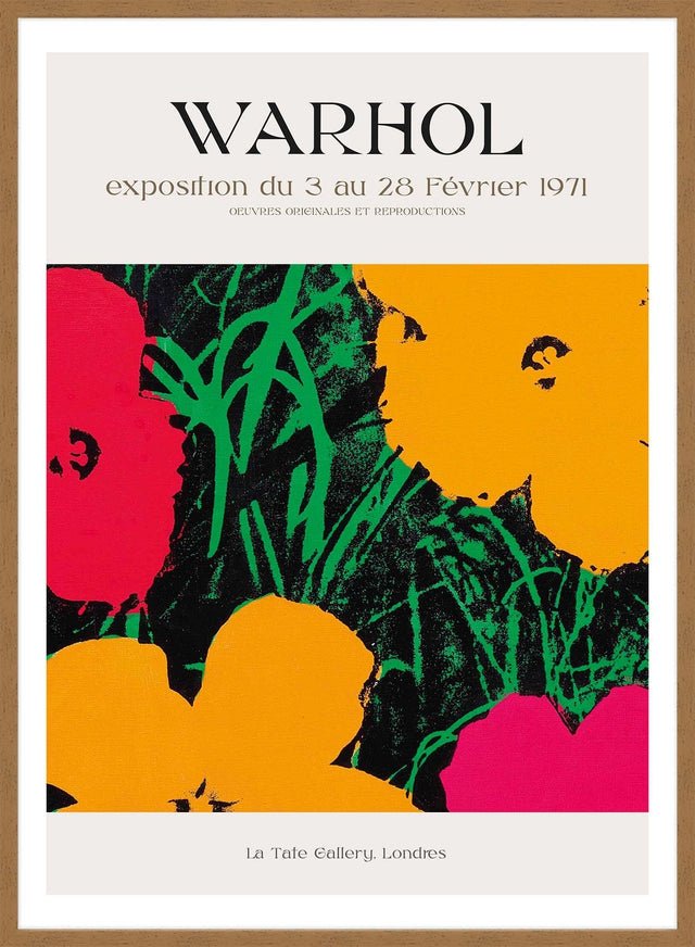 Andy Warhol Exhibition Museum Poster – InkAndDrop