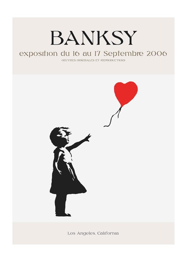 Banksy Exhibition Museum Poster – InkAndDrop