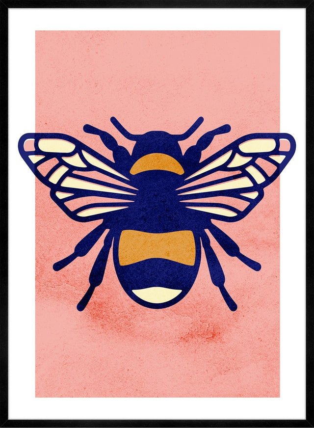 Bee Illustration Print
