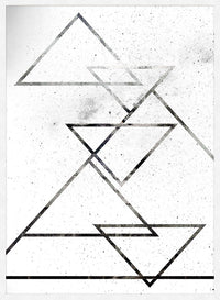 Black Triangles Print
