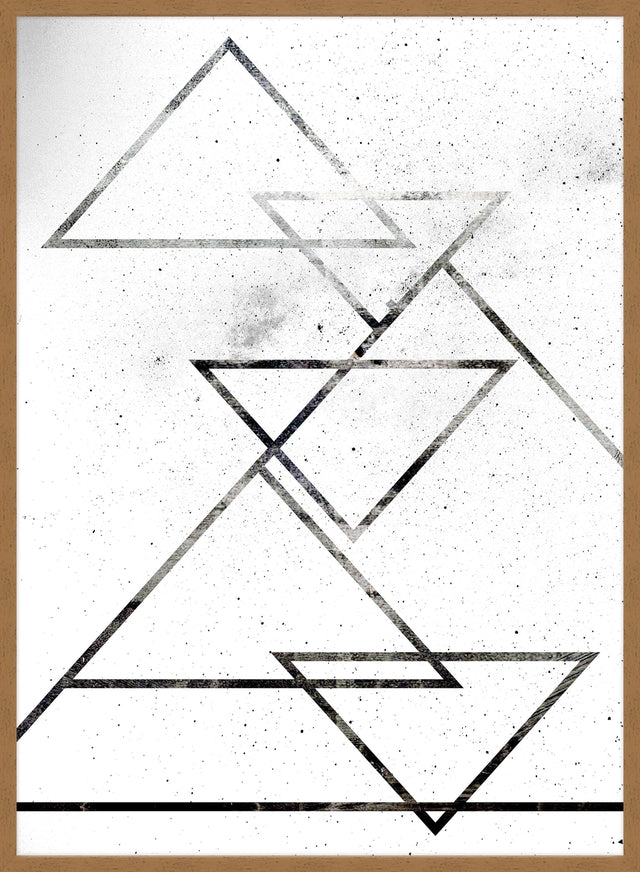 Black Triangles Print