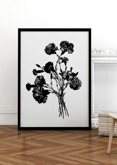 Black and White Vintage Bouquet 1