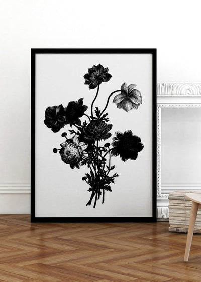Black and White Vintage Bouquet 2