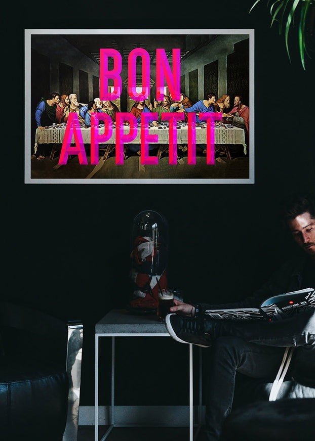Bon Appetit Typography Print