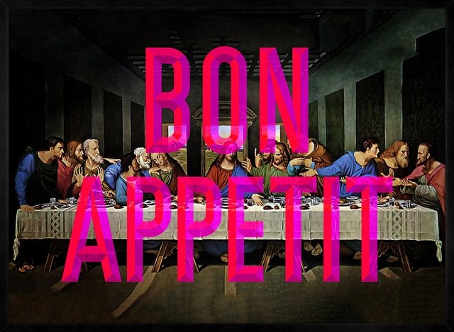 Bon Appetit Typography Print