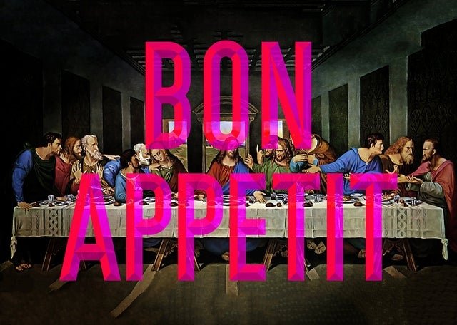 Bon Appetit Typography Print