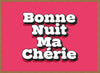 Bonne Nuit Ma Cherie Typography Quote Print