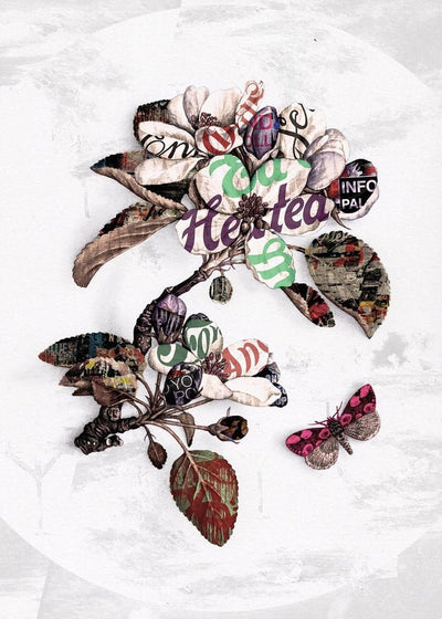 Botanical 7 Floral Typography Print