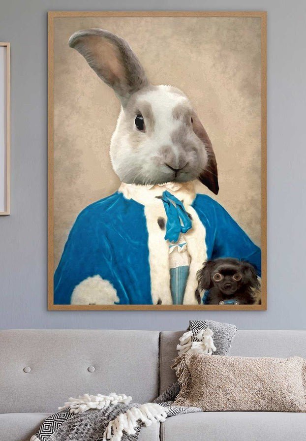 Bunny Portrait Print