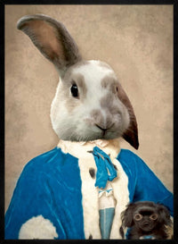 Bunny Portrait Print