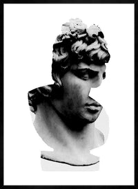 Bust 1 Black and White Print