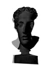 Bust 2 Black and White Print