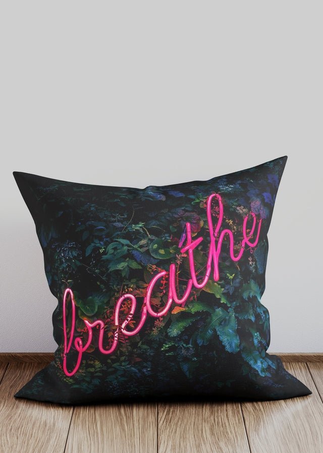 Breathe Neon Cushion