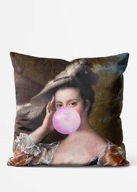 Bubblegum Lady Cushion