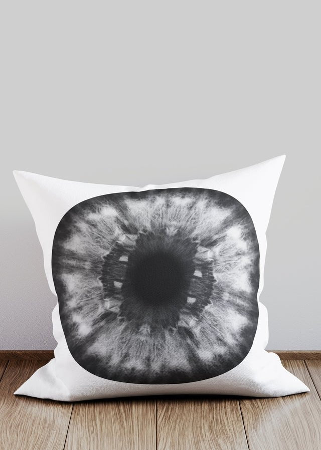 Black and White Eyeball Cushion