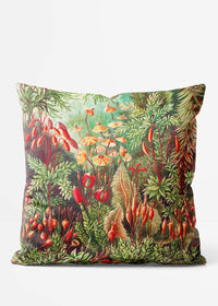 Vintage Mushroom Forest Pattern Cushion