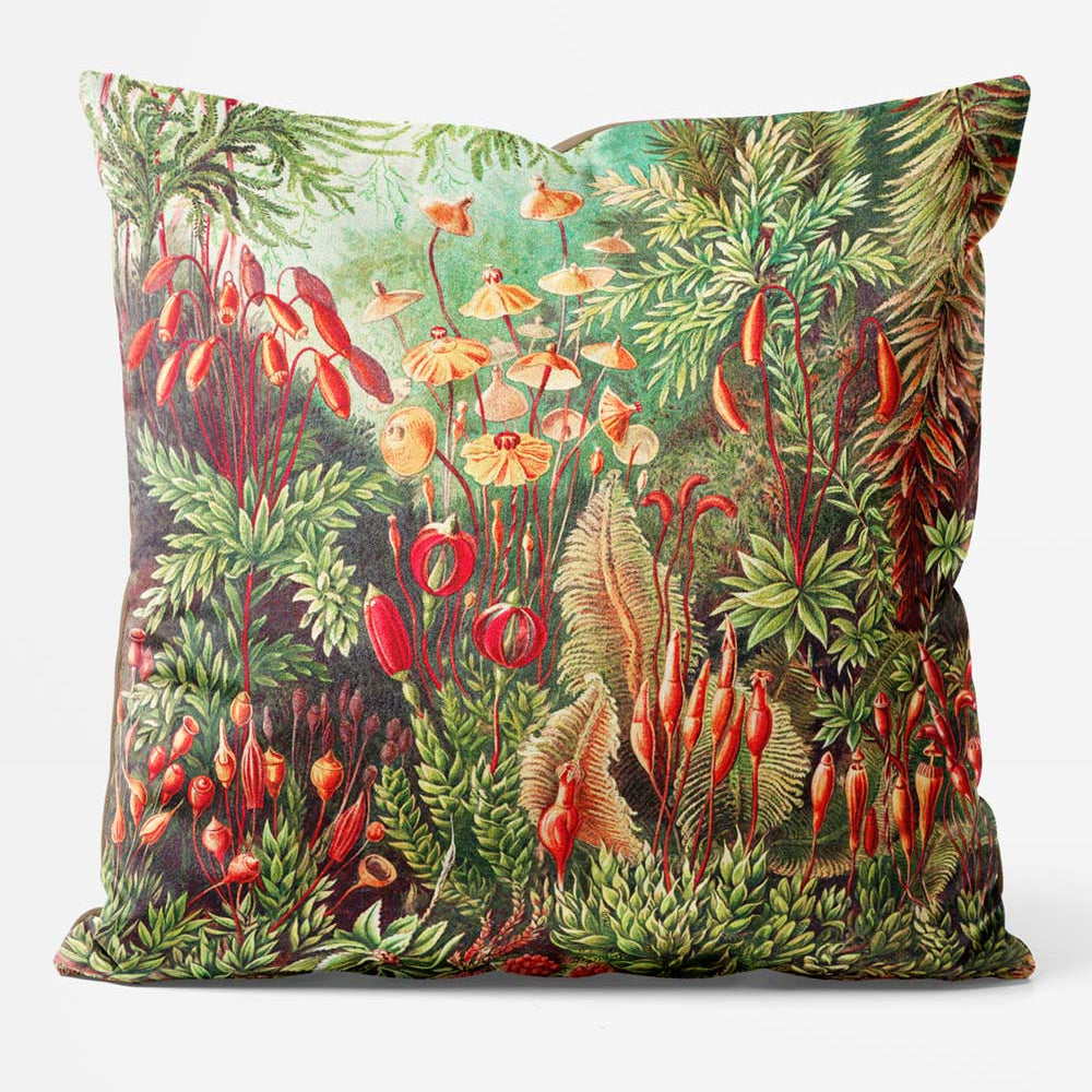 Vintage Mushroom Forest Pattern Cushion Clearance 61cm