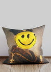 Nobleman Smiley Altered Art Cushion