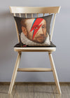 Rebel Bowie Altered Art Cushion