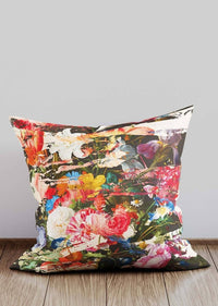 Torn Florals Pattern Cushion