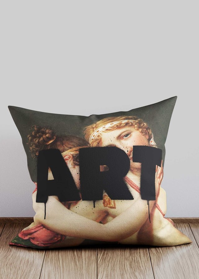 ART Black Altered Art Cushion