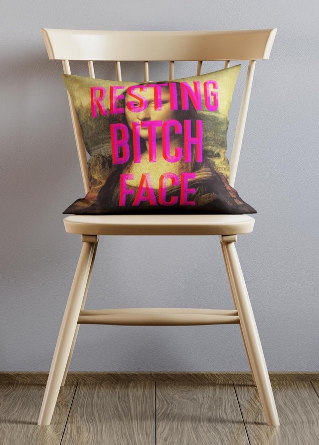 Resting Bitch Face Cushion