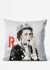 Rogue Queen's Platinum Jubilee 2022 Cushion-InkAndDrop