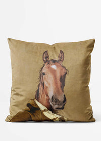 Horse Head Portrait Cushion