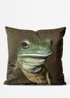 Frog Head Portrait Cushion