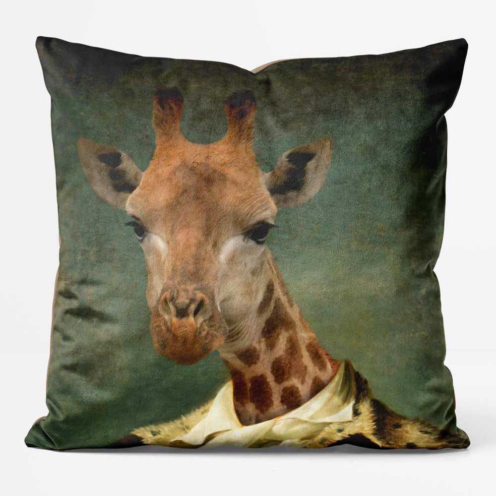 Giraffe Head Portrait Cushion Clearance 61cm