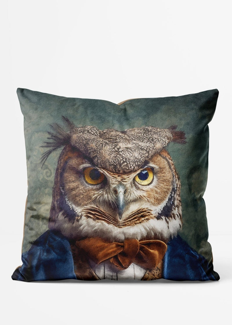Owl Animal Portrait Cushion