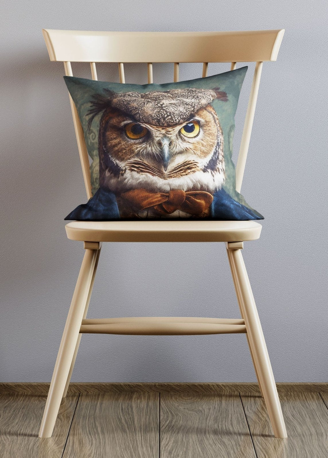 Owl Animal Portrait Cushion