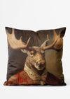 Moose Animal Portrait Cushion