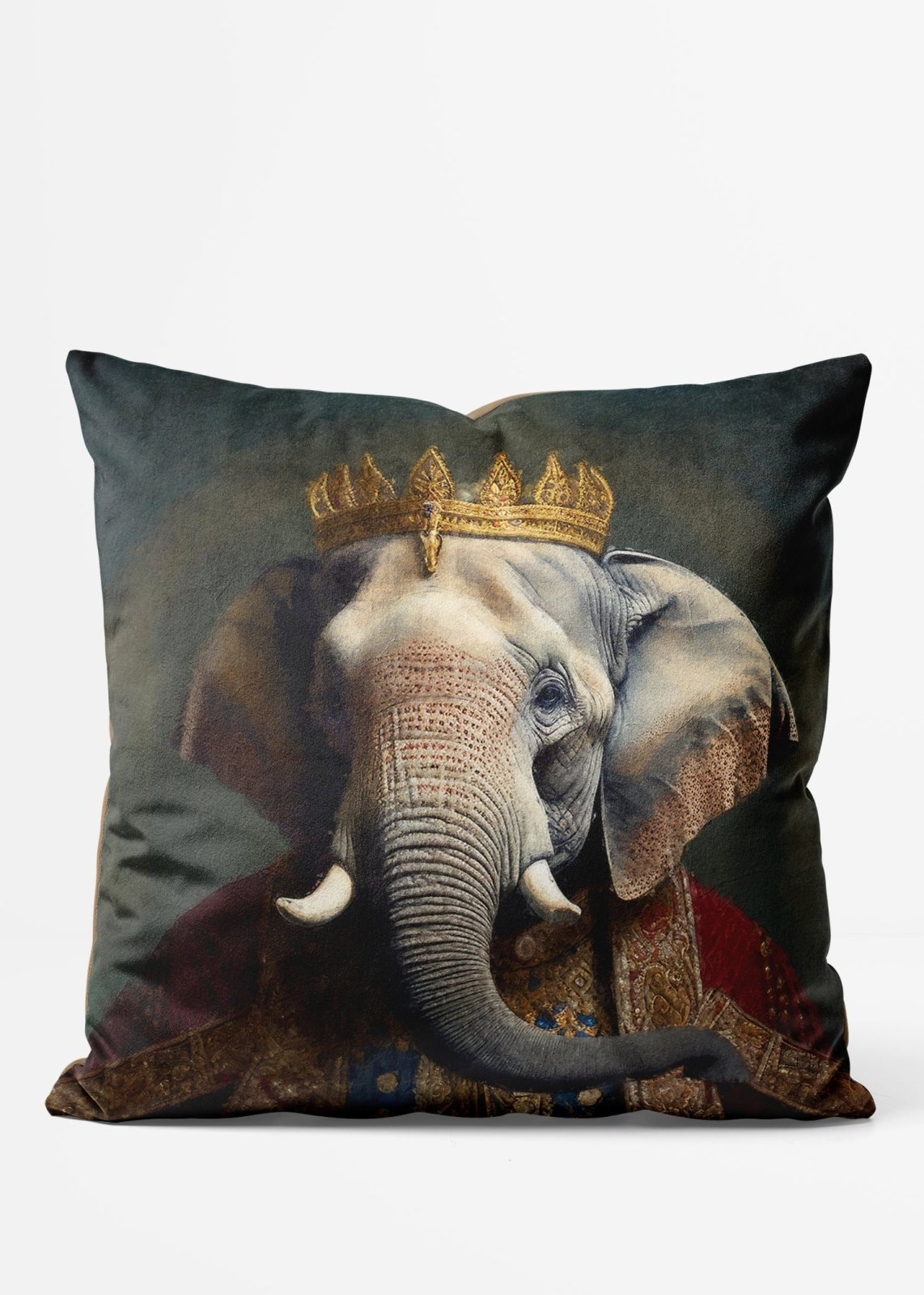 Elephant Animal Portrait Cushion