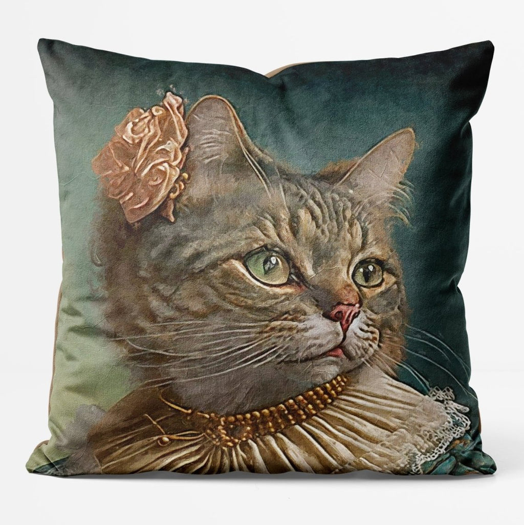 Tabby Cat Animal Portrait Cushion Clearance 61cm