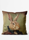 Hare Animal Portrait Cushion