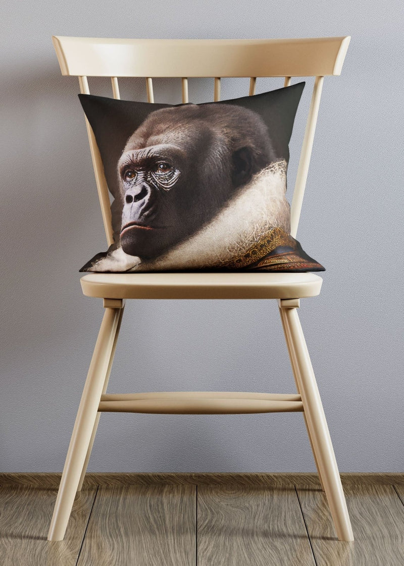 Gorilla Animal Portrait Cushion