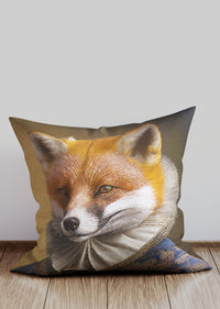 Sly Fox Animal Portrait Cushion