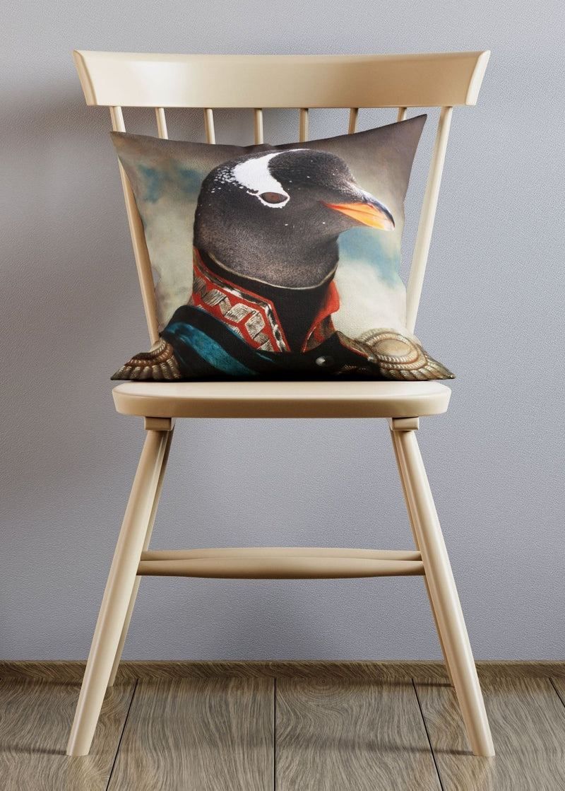 Penguin Animal Portrait Cushion