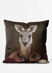 Kangaroo Animal Portrait Cushion