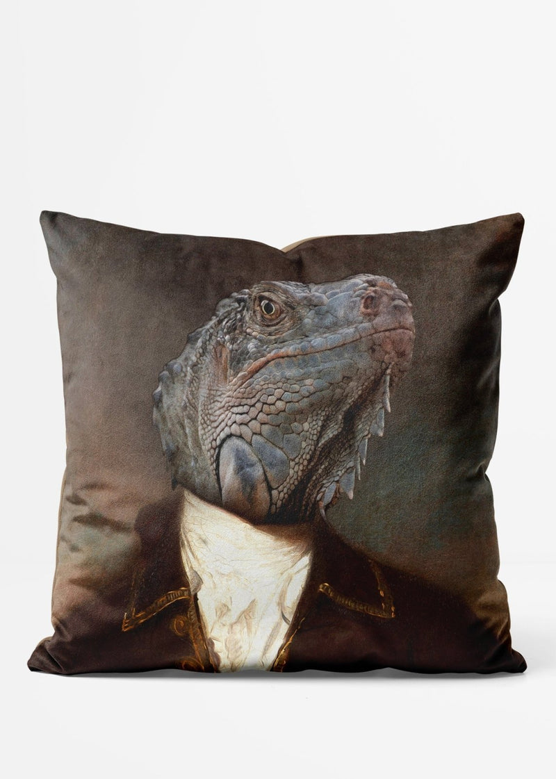 Lizard Animal Portrait Cushion